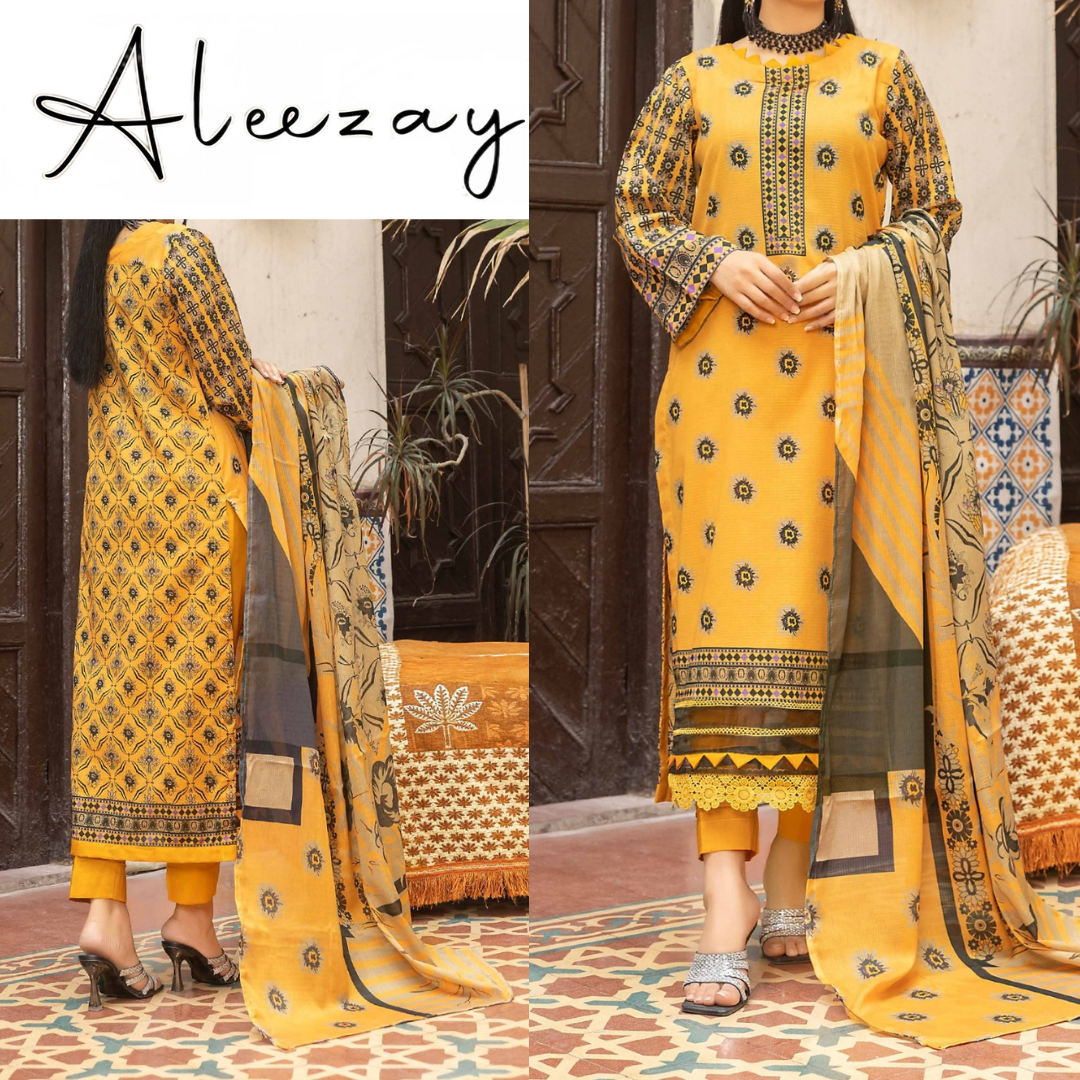 Fatima Collection Aleezay Bana Dora Lawn (1497-002)