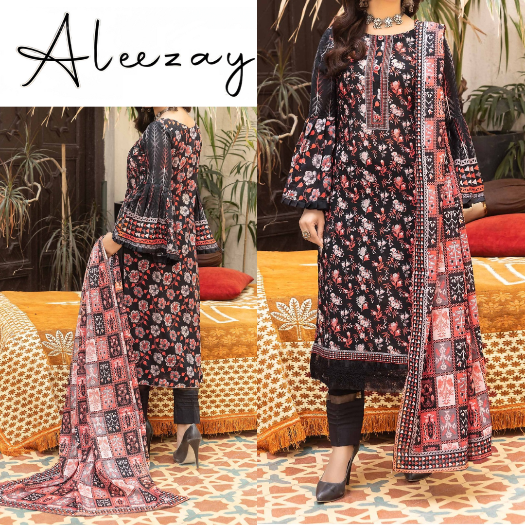 Fatima Collection Aleezay Bana Dora Lawn (1497-007)