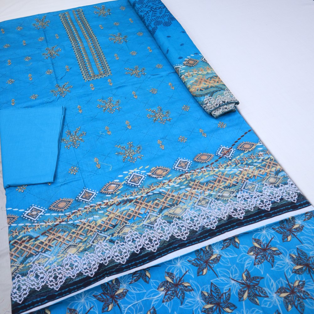 Safuiz Embroidered with Shifili Dupatta (1499-003)