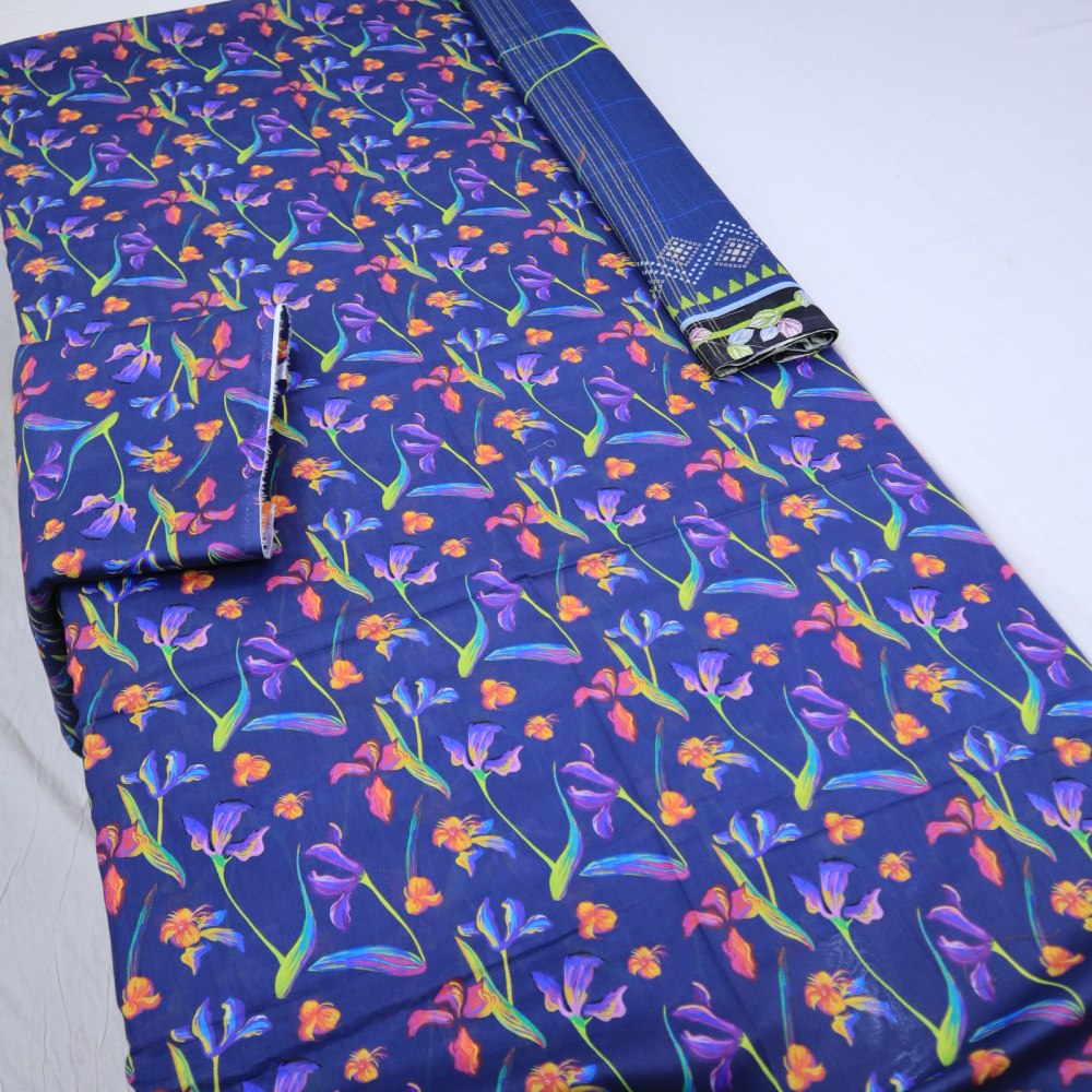 Printed Shalwar with Zari Dupatta by EM (1530-011)