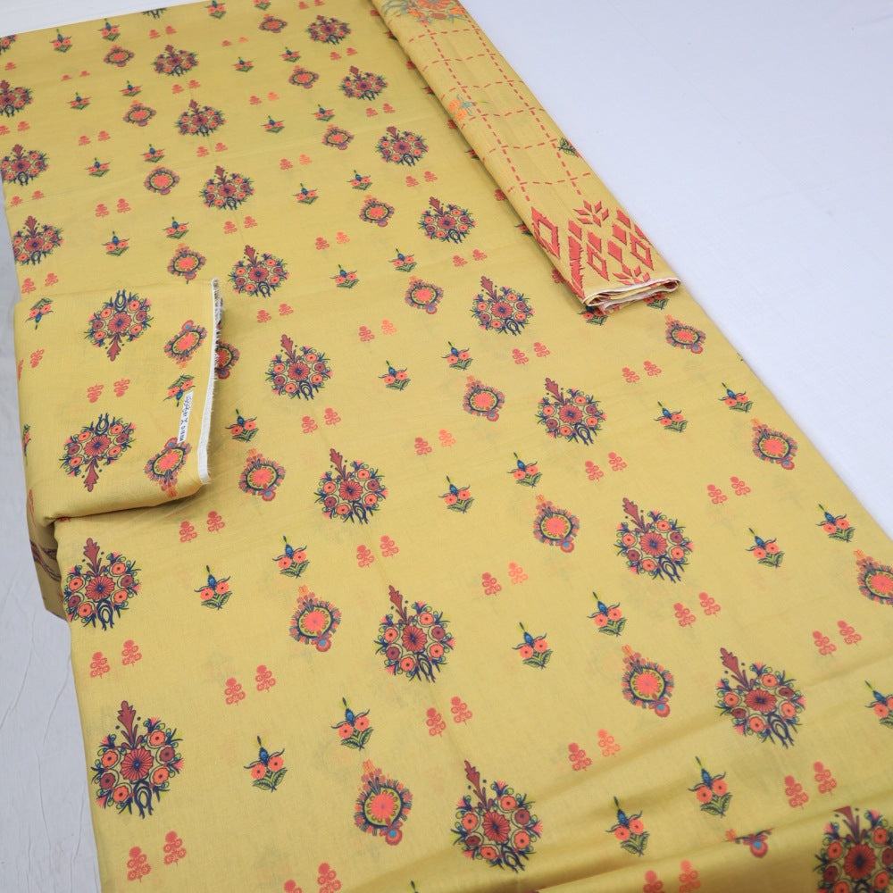 Printed Shalwar with Zari Dupatta by EM (1530-013)