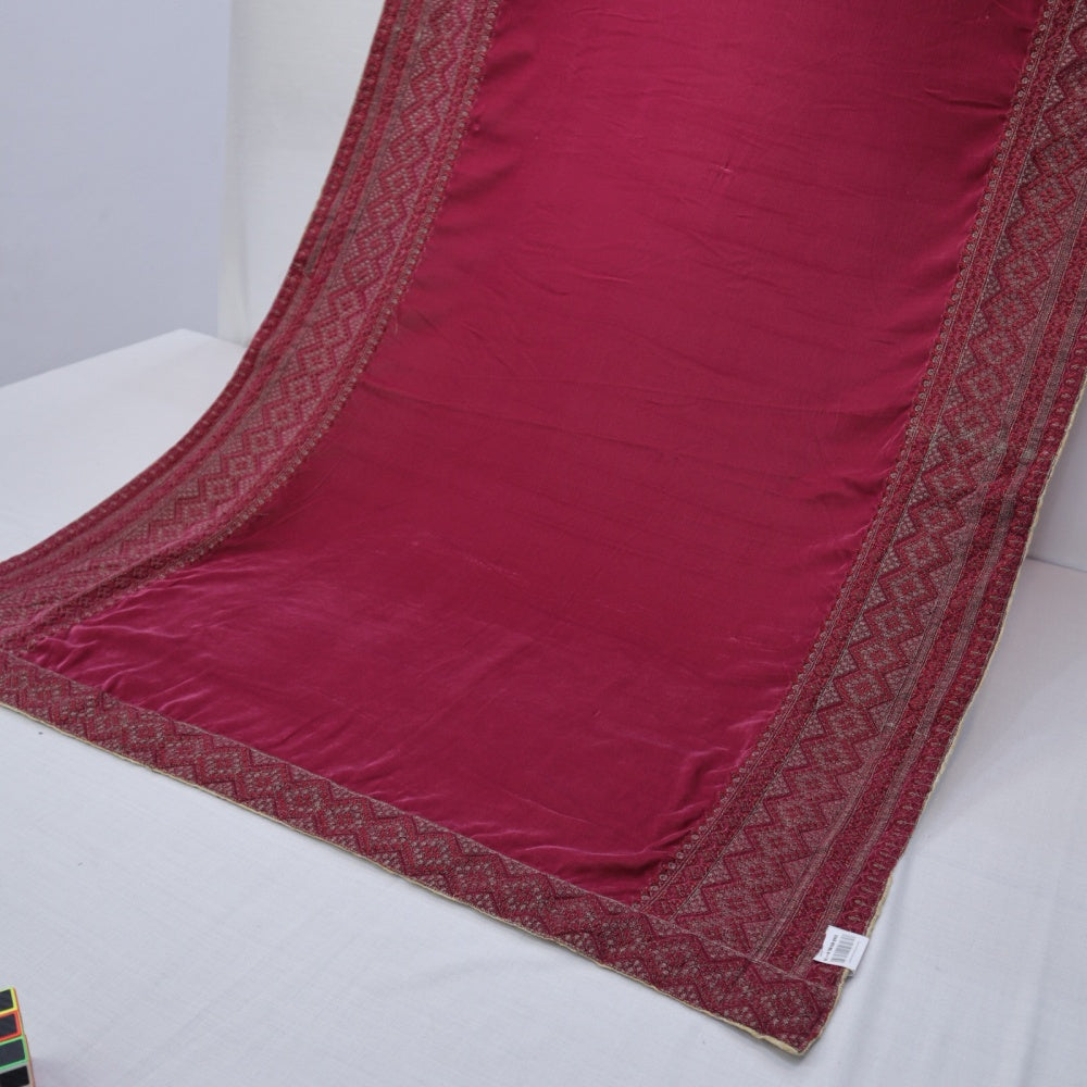 Velvet Heavy Embroidered Shawl (1566-006)