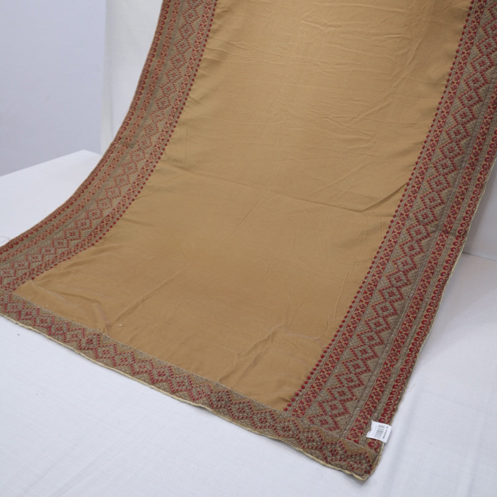 Velvet Heavy Embroidered Shawl (1566-007)