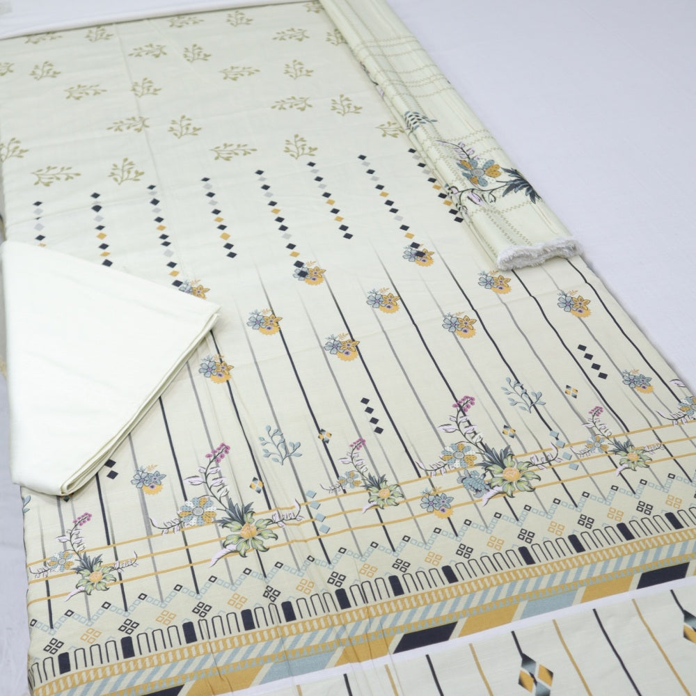 EM Textile Slub Marina Fancy Shawl (1568-005)