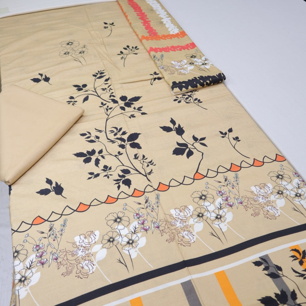 EM Textile Slub Marina Fancy Shawl (1568-016)