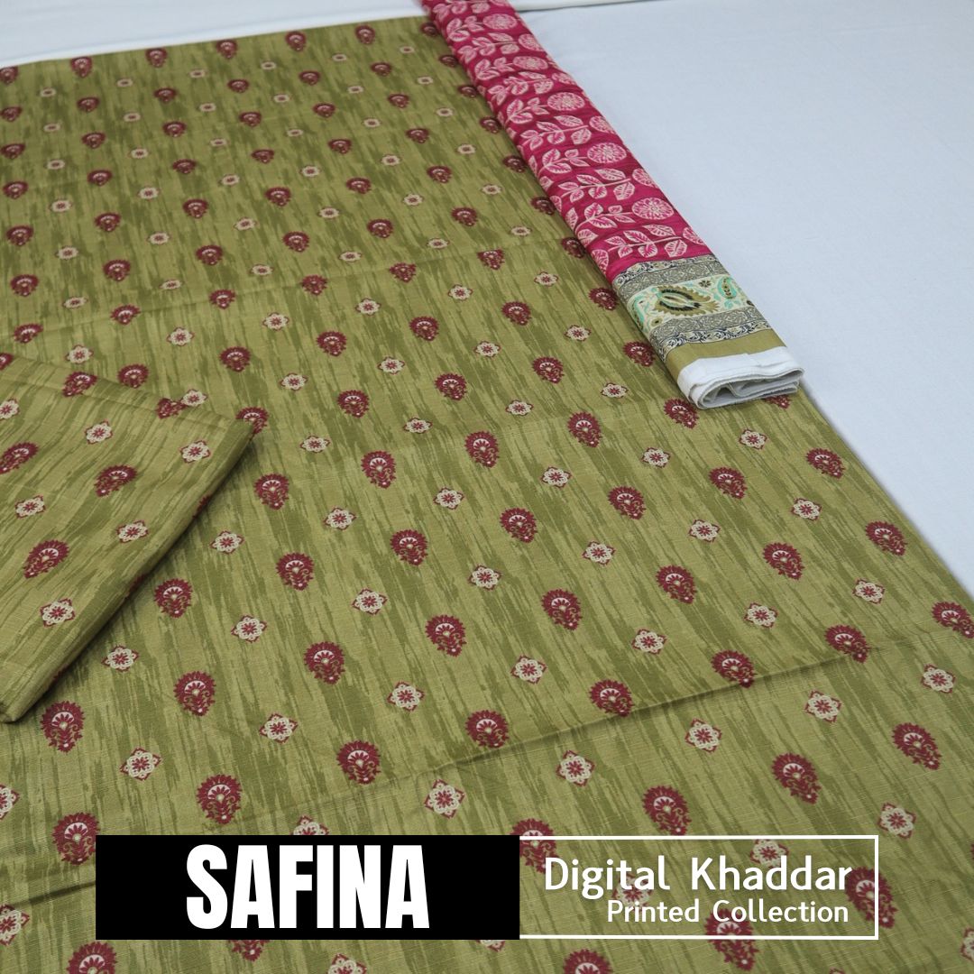 Safina Identic Khaddar 3 Piece (1604-001)