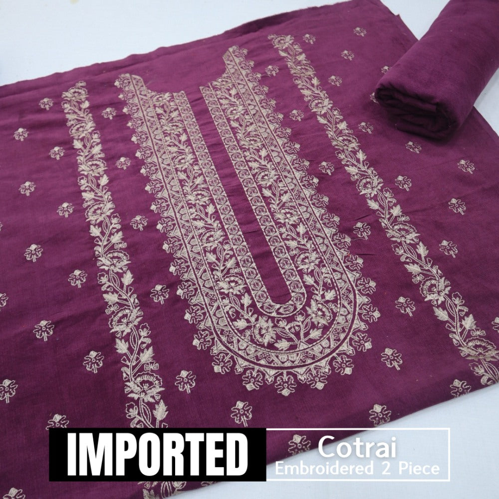 Imported Cotrai Embroidered (1611-009)