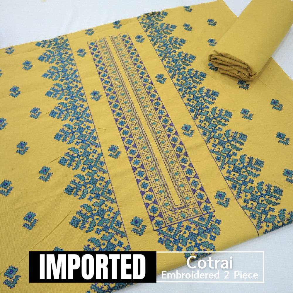 Imported Cotrai Embroidered (1611-026)