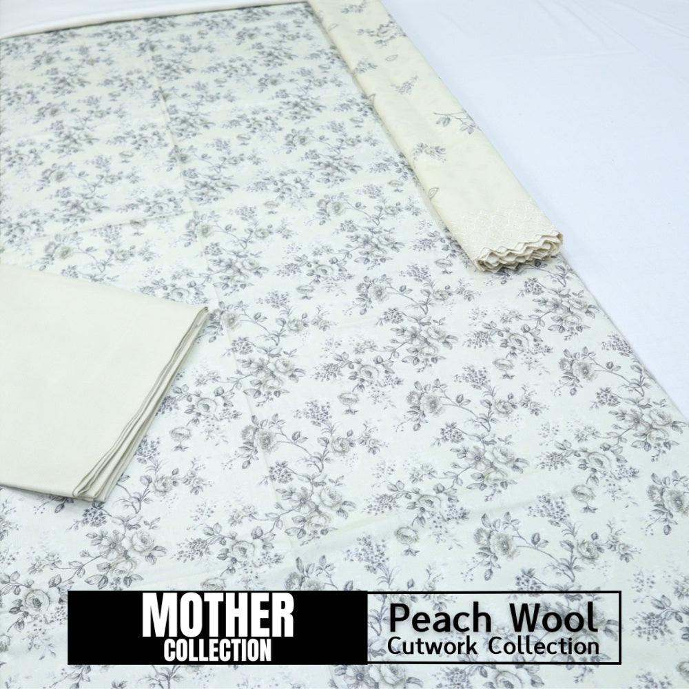Mother Collection Peach Wool Cutwork (1617-004)