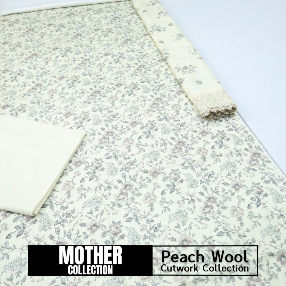 Mother Collection Peach Wool Cutwork (1617-007)