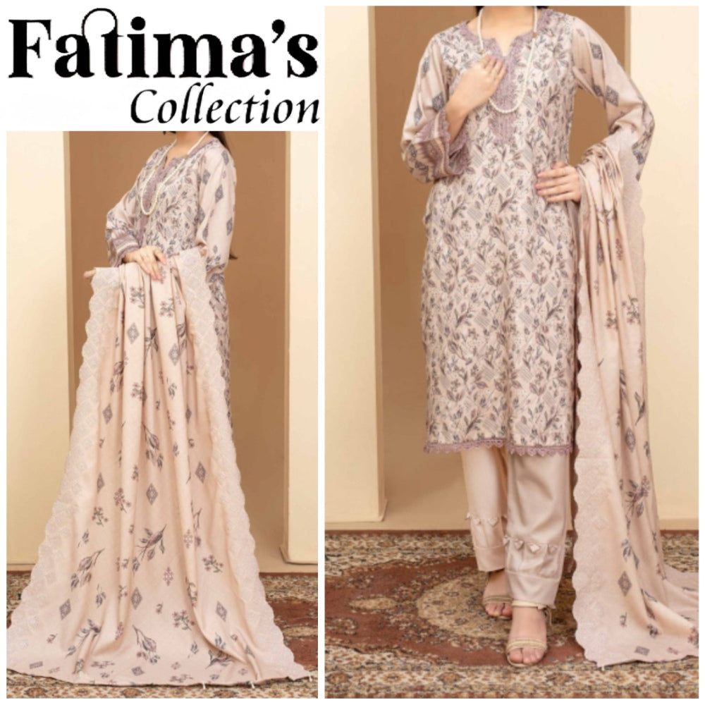 Mother Collection Peach Wool Cutwork (1617-008)