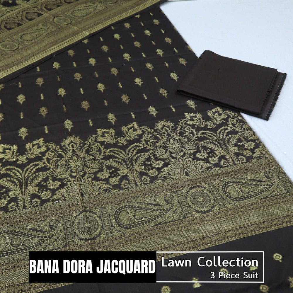 Bana Dora Jacquard Lawn by Meko Textile (1631-030)