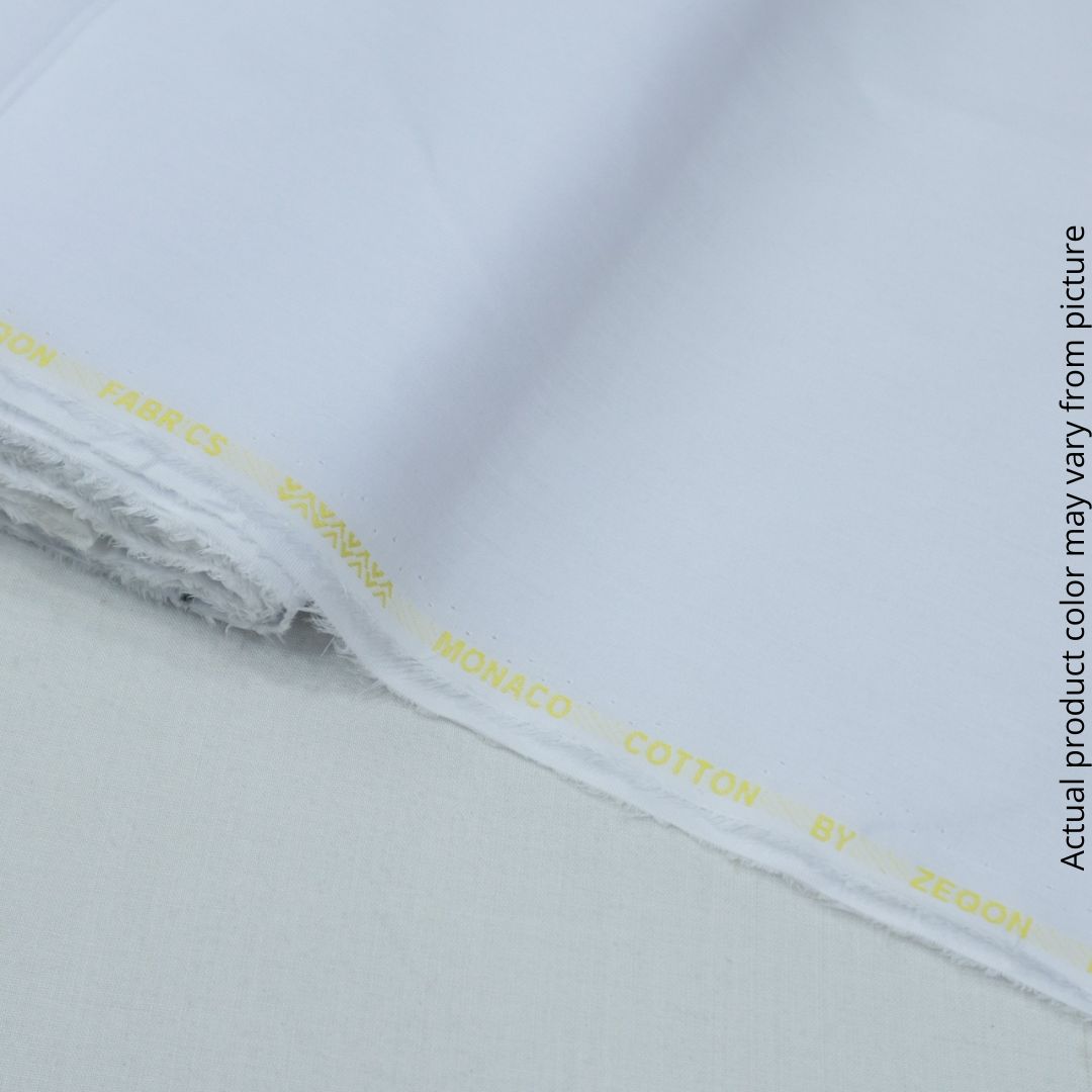 Monaco White Cotton by Zeqon (1652-007)