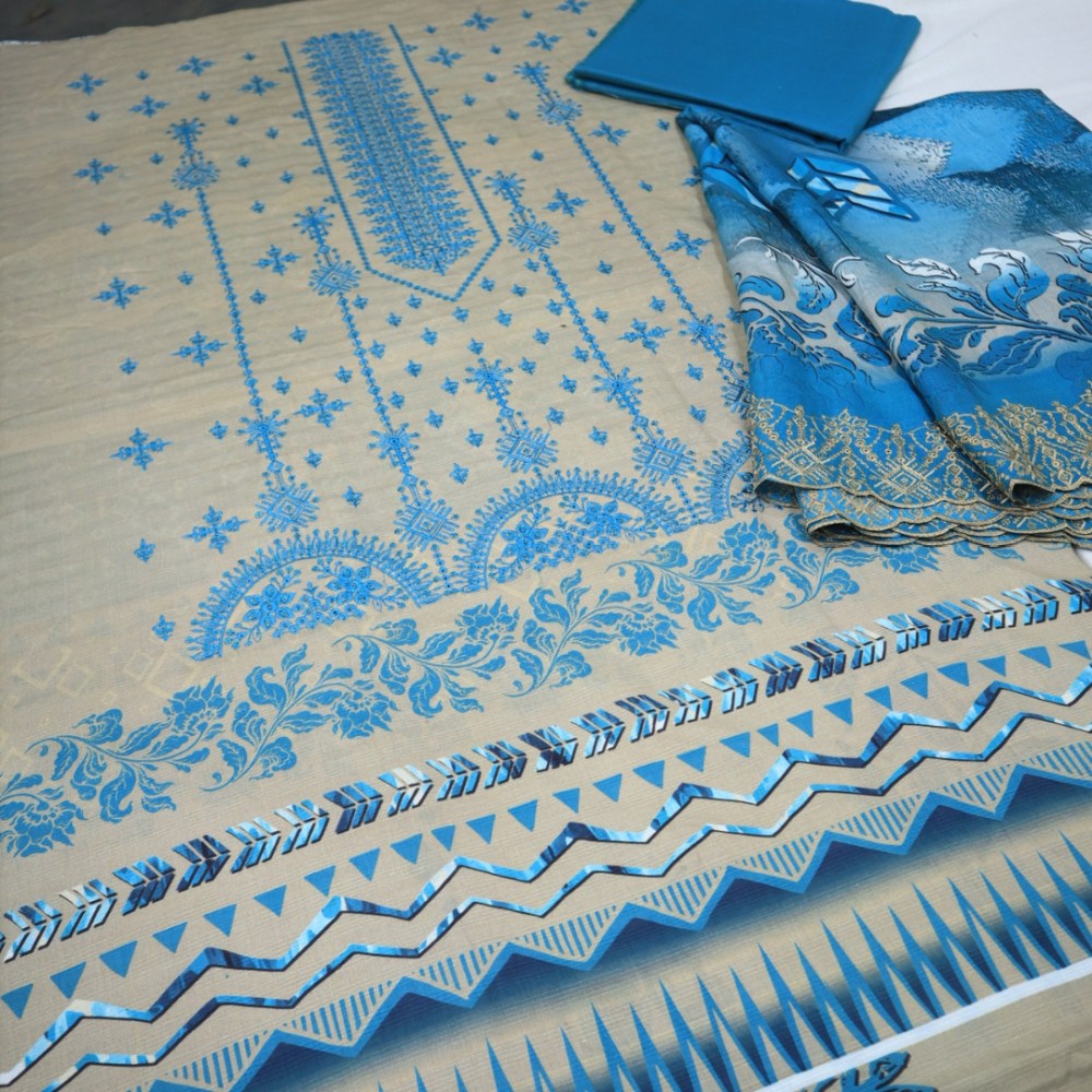 Tabassum Bana Dora EMB Cutwork Dupatta (1661-003)