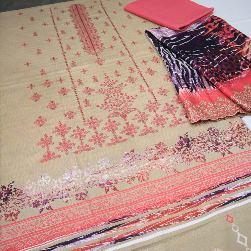 Tabassum Bana Dora EMB Cutwork Dupatta (1661-010)