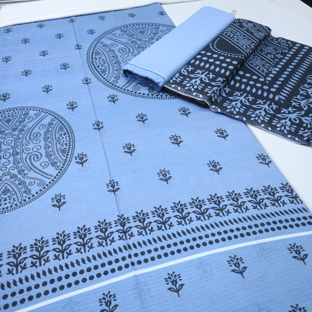 Digital Bana Dora Lawn Dupatta (1677-007)