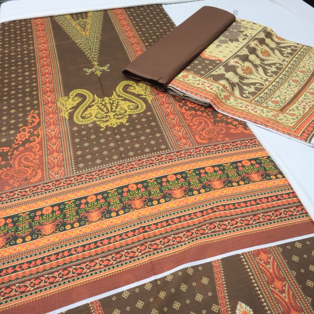 Digital Bana Dora Lawn Dupatta (1677-008)