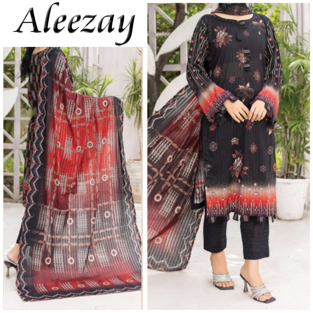 Aleezay Bana Dora Lawn 3 Piece (1678-003)