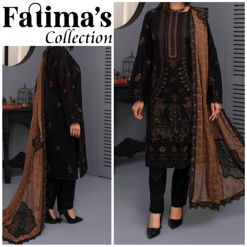 Mabroom Bana Dora Aplic EMD Dupatta (1680-004)