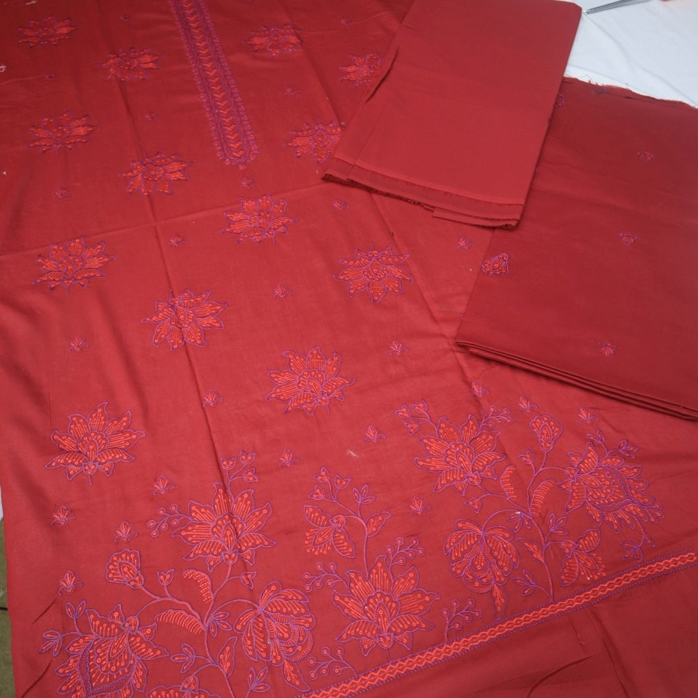 Cotton Lawn Double Head EMB (1682-002)