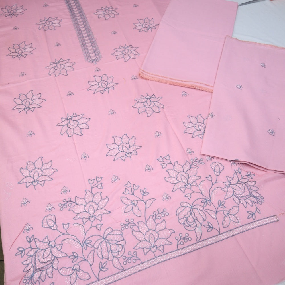 Cotton Lawn Double Head EMB (1682-003)