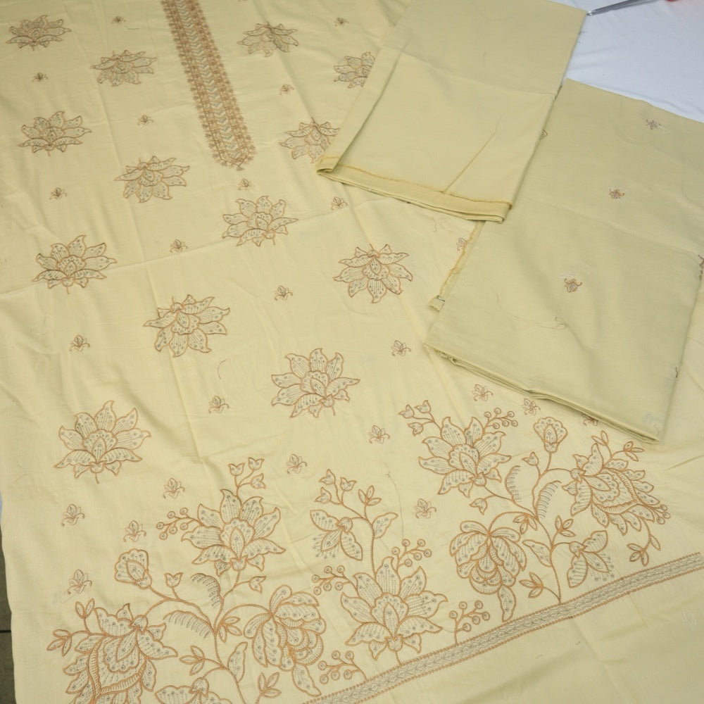 Cotton Lawn Double Head EMB (1682-004)