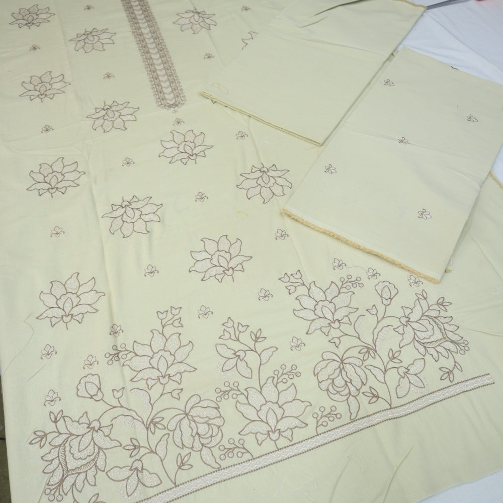 Cotton Lawn Double Head EMB (1682-006)