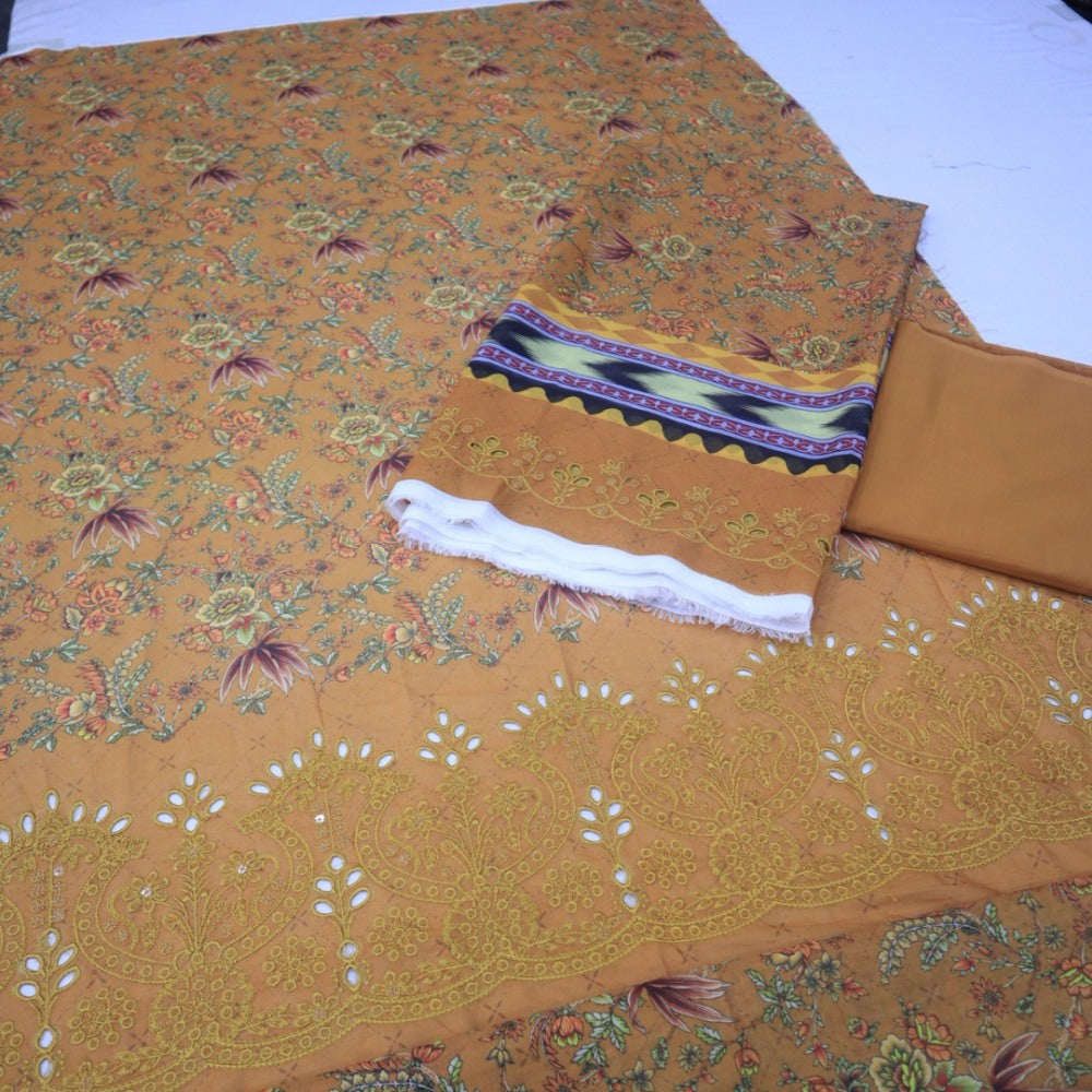 Meko Lawn Cutwork Suit (1687-002)