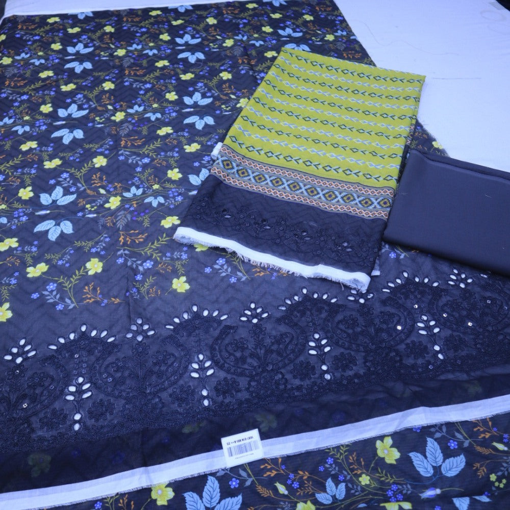 Meko Lawn Cutwork Suit (1687-014)