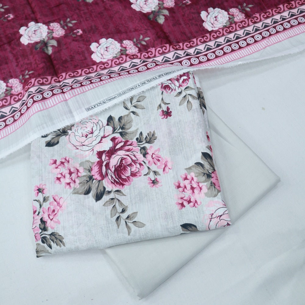Safina Doriya Lawn 3 Piece (1692-008)