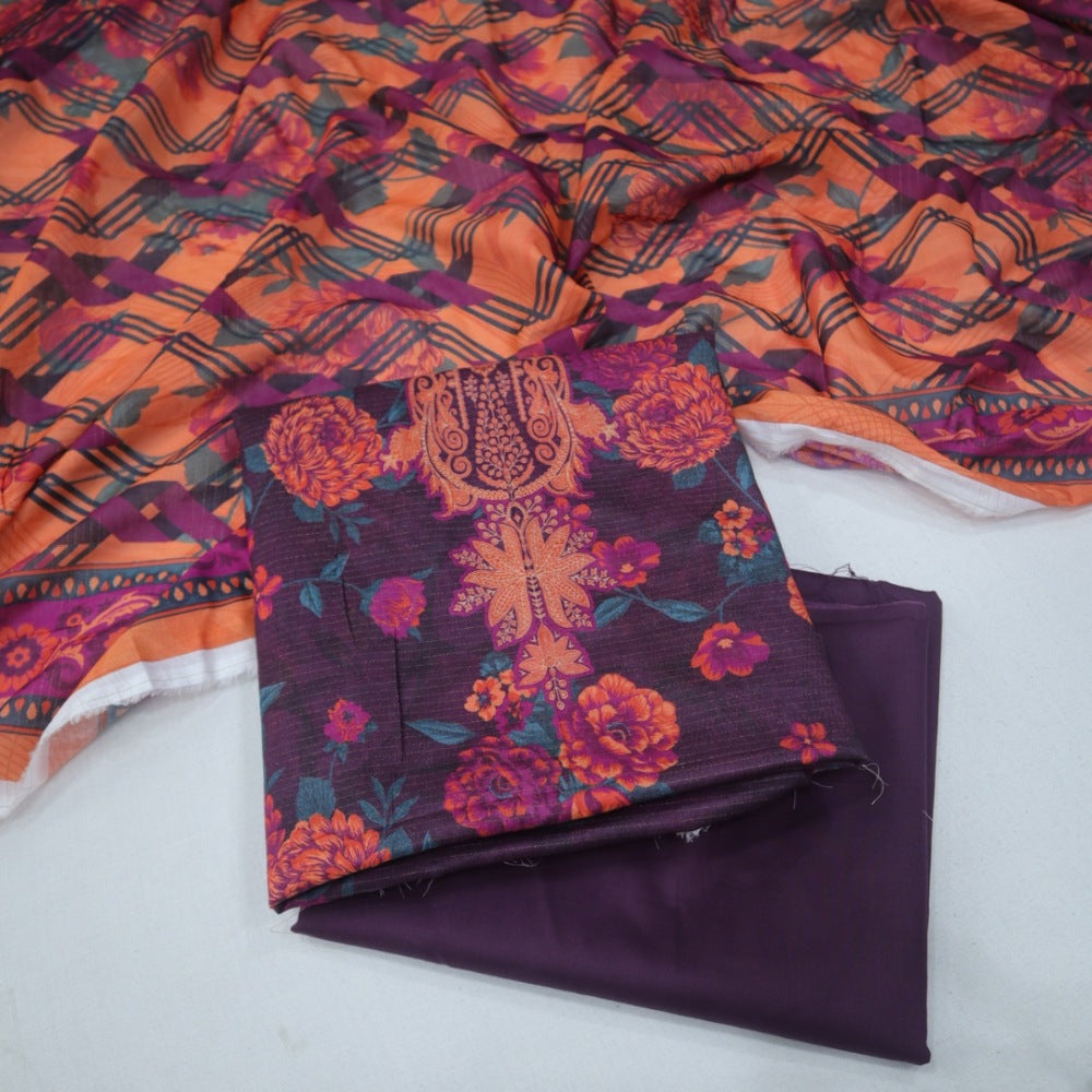 Chamki Doriya Lawn 3 Piece (1693-003)