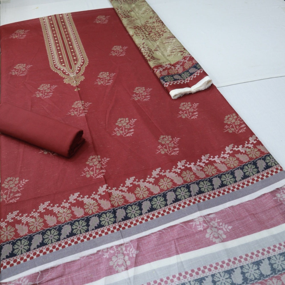 Doriya Lawn 3 Piece by Meko (1704-007)