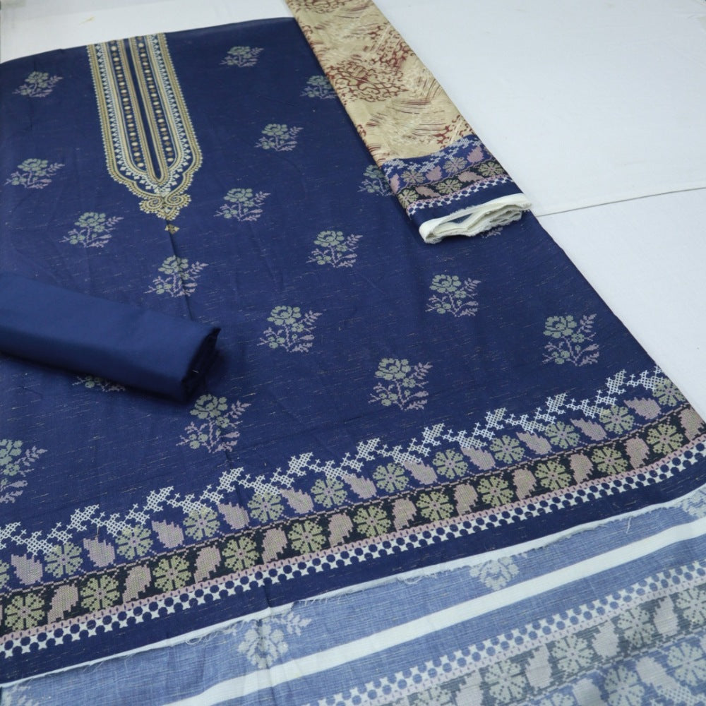 Doriya Lawn 3 Piece by Meko (1704-008)