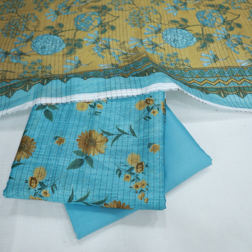 Hafiz Doriya Lawn 3 Piece (1707-002)