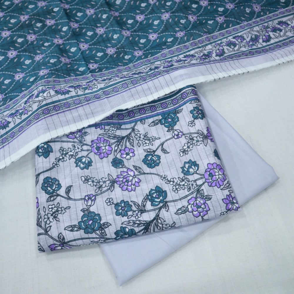 Hafiz Doriya Lawn 3 Piece (1707-010)