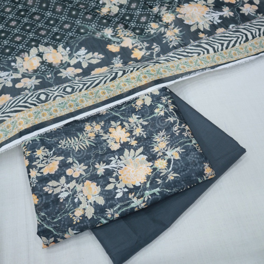 Hafiz Doriya Lawn 3 Piece (1707-015)