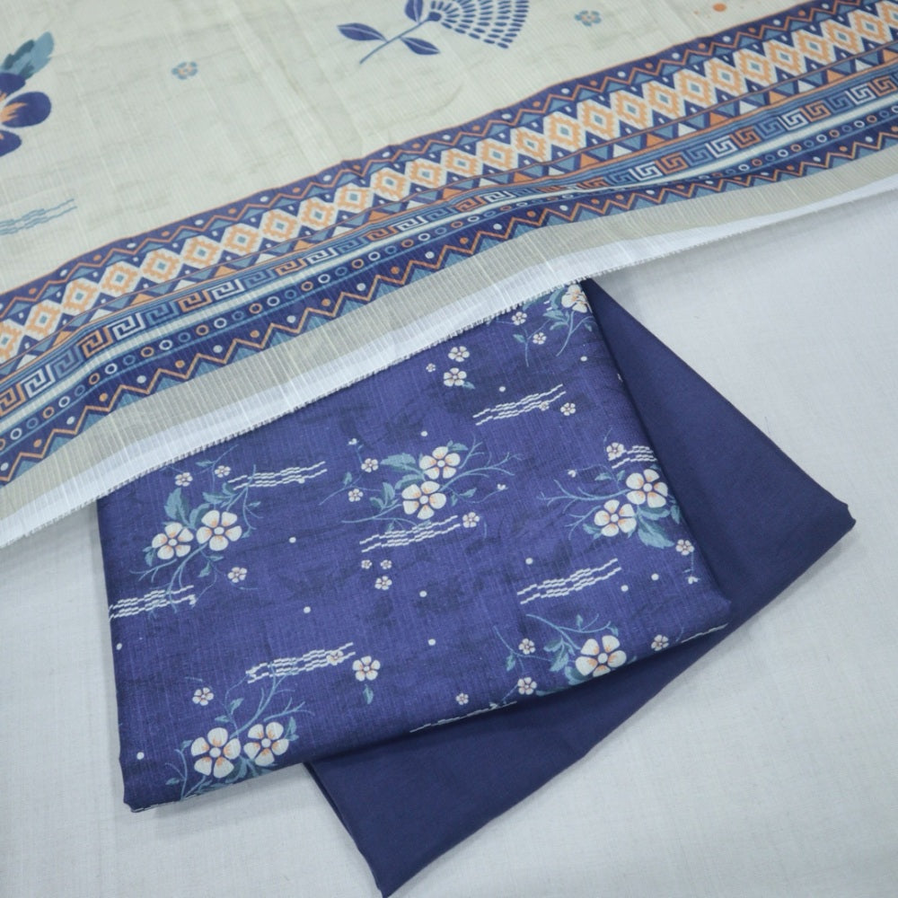 Hafiz Doriya Lawn 3 Piece (1707-019)