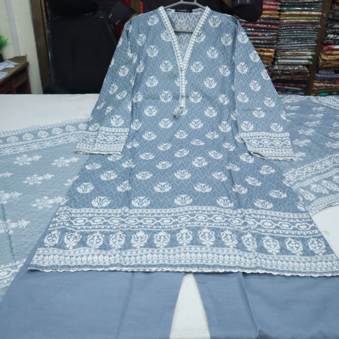 Safina Lawn 3 Piece Stitch (1719-019)