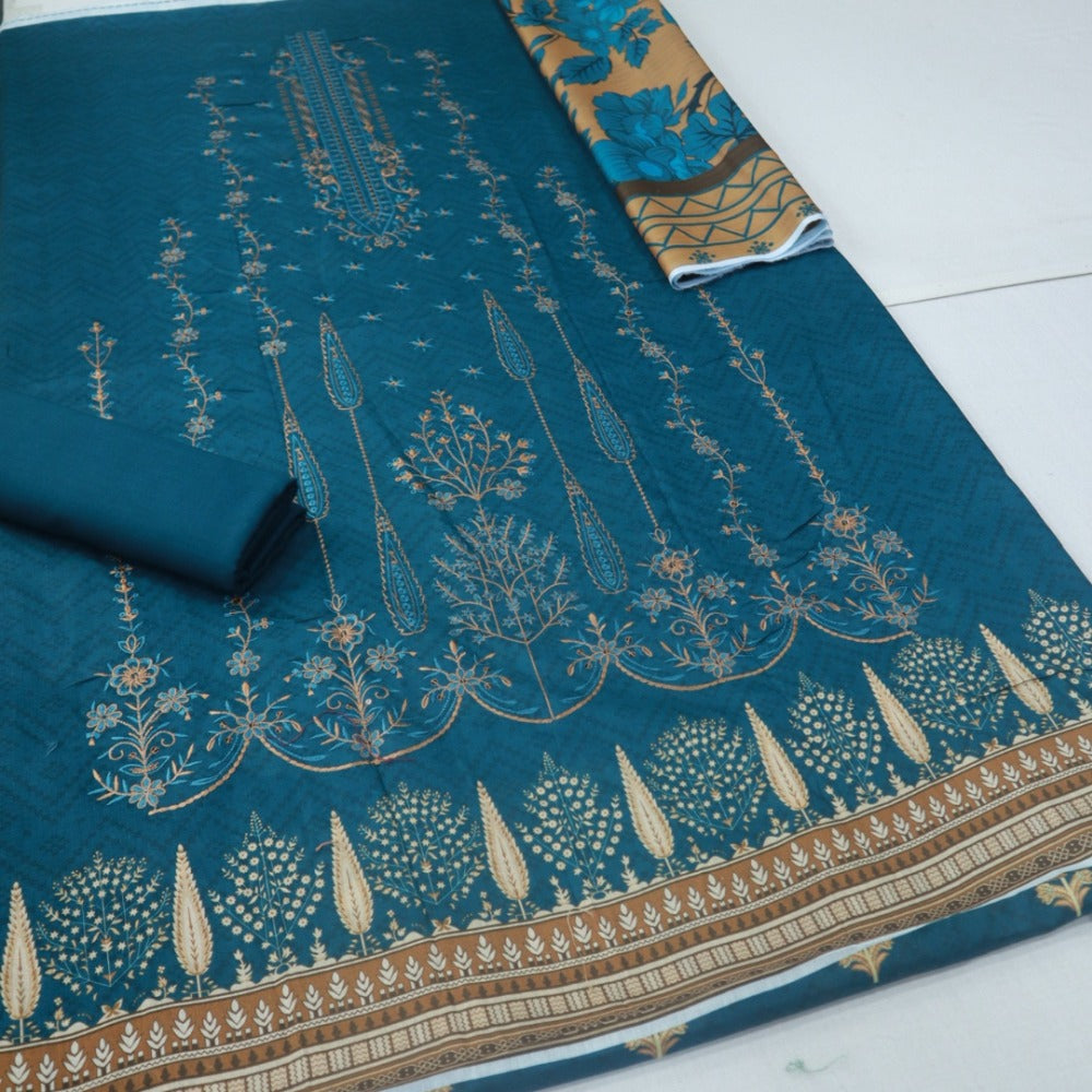 Uffaq Emboirdery Lawn 3 Piece (1720-001)
