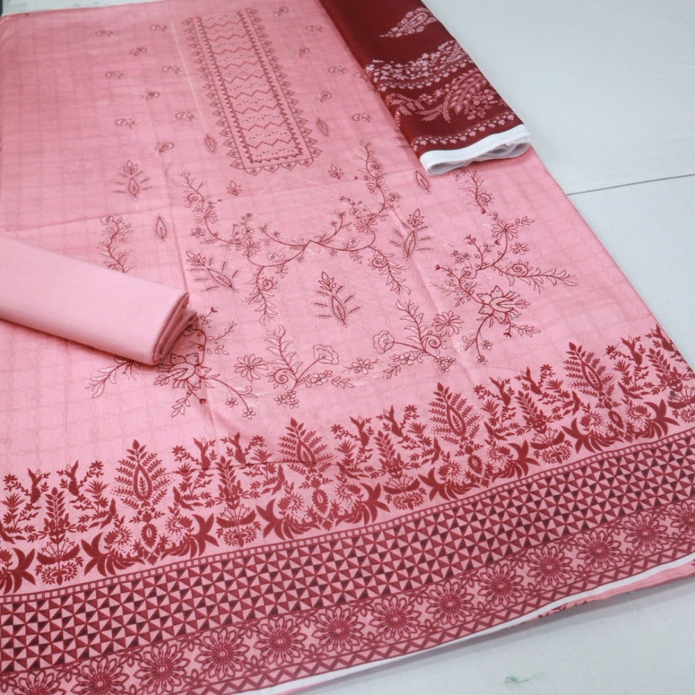 Uffaq Emboirdery Lawn 3 Piece (1720-002)