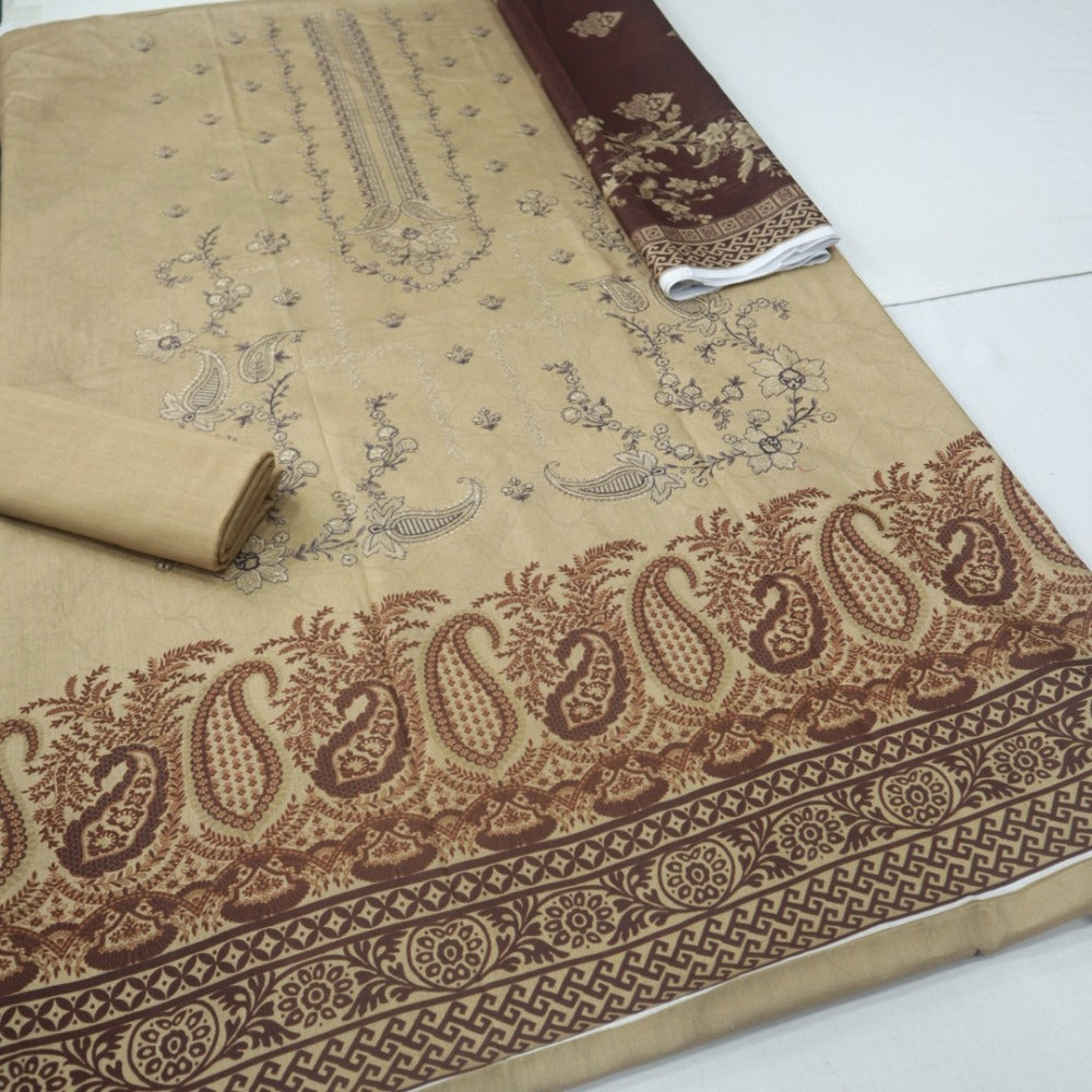 Uffaq Emboirdery Lawn 3 Piece (1720-010)