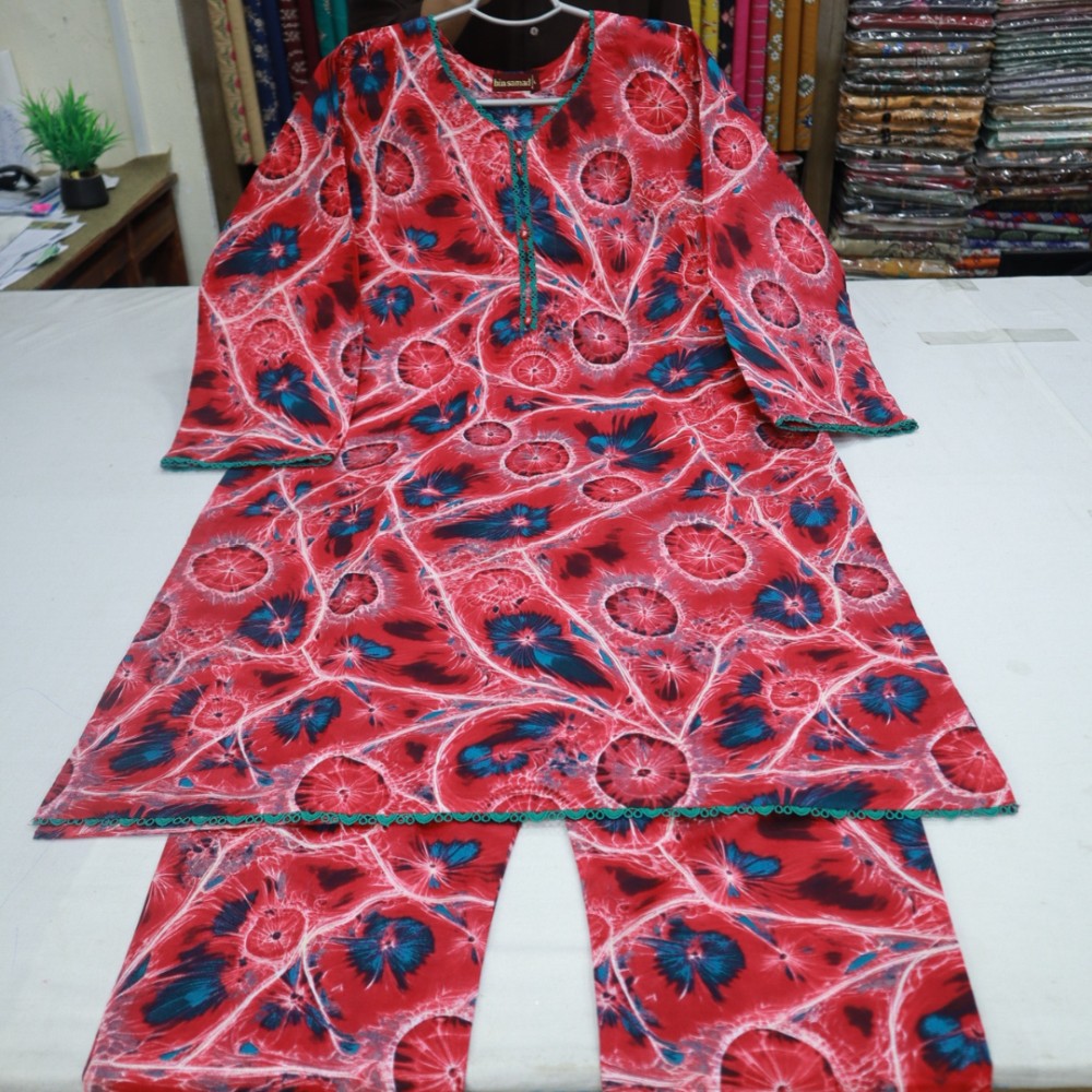 Bin Samad Lawn 2 Piece Stitch (1737-007)