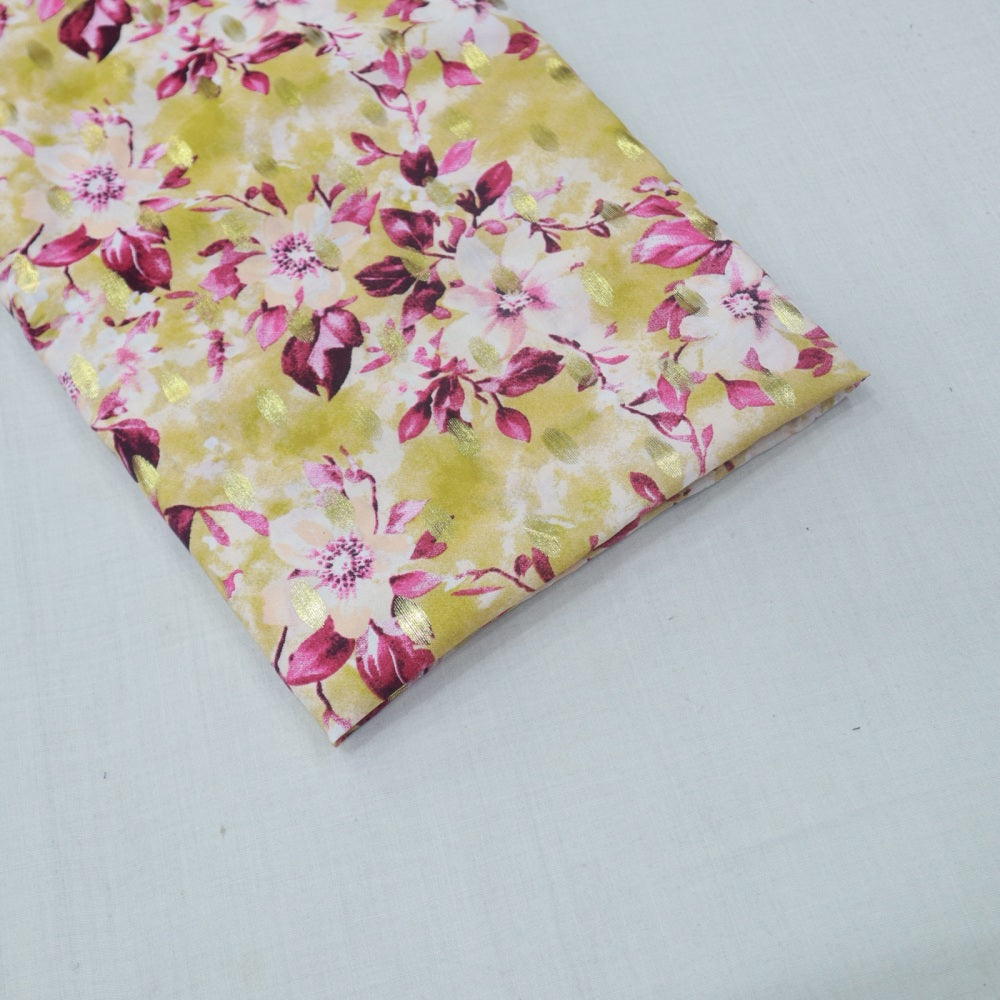 Imported Gold Zari Lawn (1739-010)