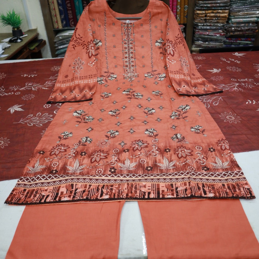 Hooria Tahir EMB Lawn & Doriya Dupatta (1742-002)