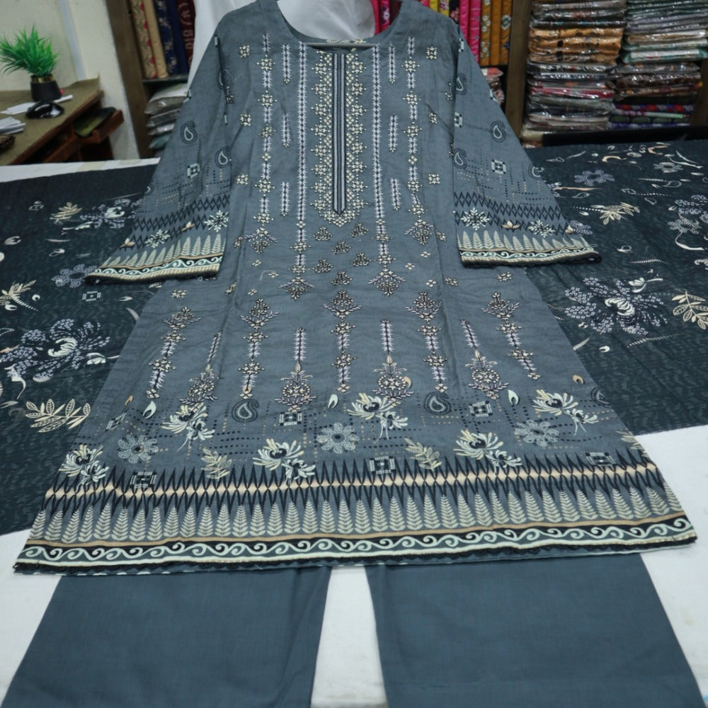 Hooria Tahir EMB Lawn & Doriya Dupatta (1742-005)