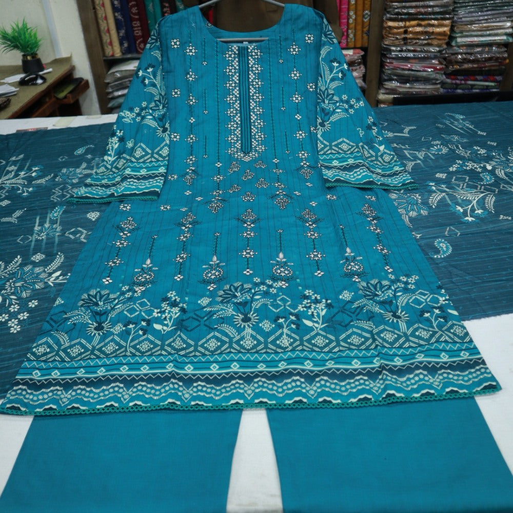 Hooria Tahir EMB Lawn & Doriya Dupatta (1742-009)