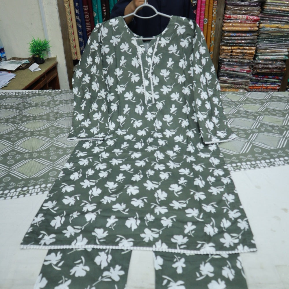E.Stitch Lawn 3 Piece (1751-004)