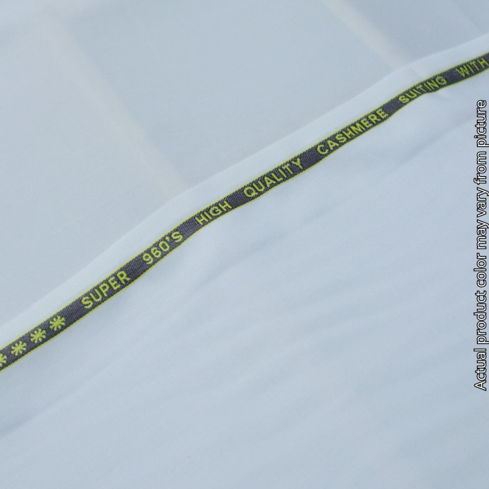 Super 960s Cashmere Pure White (1762-004)
