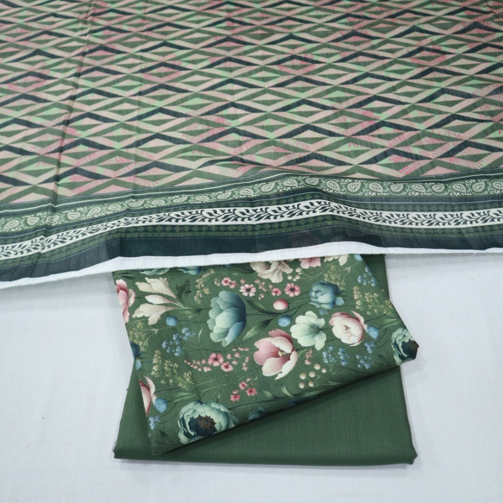 HZ Digital Khaddar 3 Piece (1809-004)