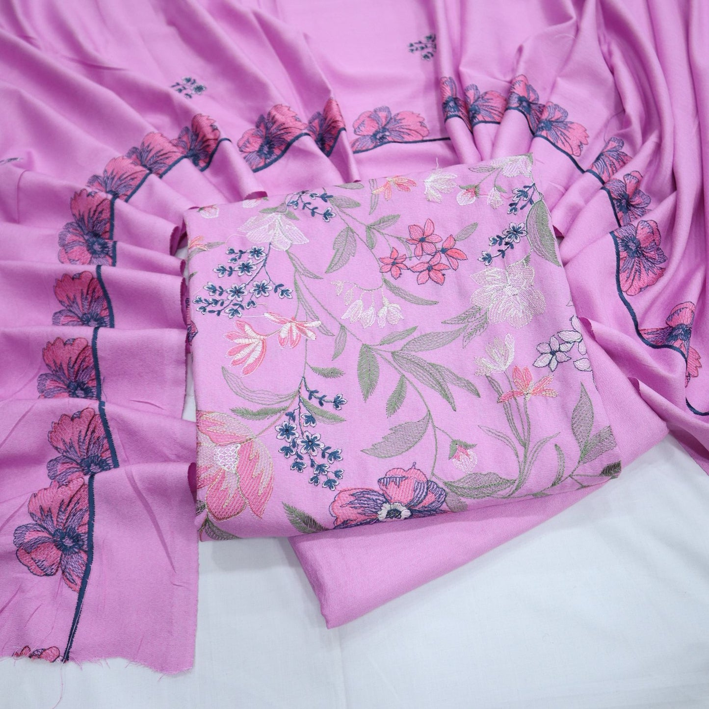 Bareeza EMB Karandi with EMB Shawl (1849-003)